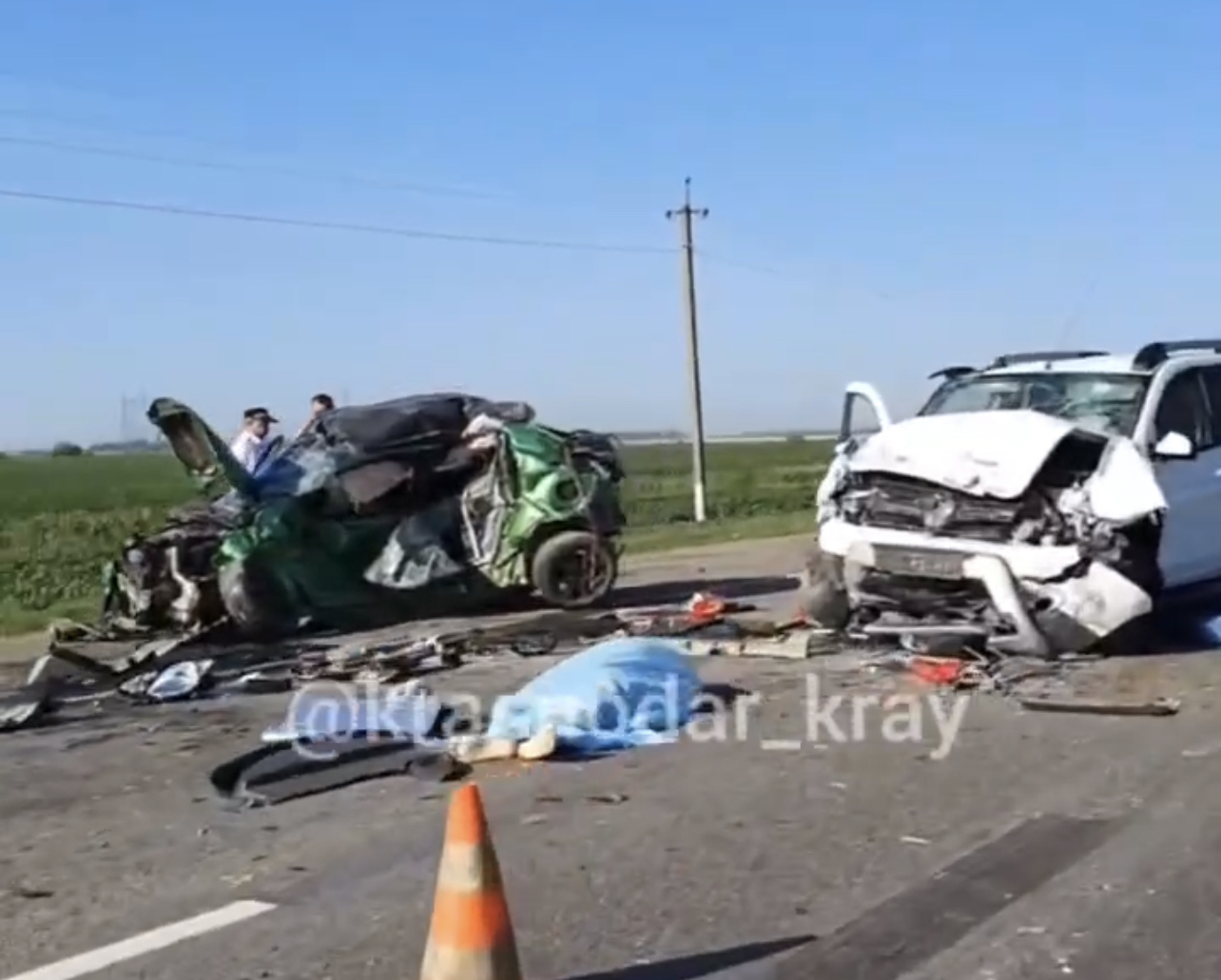 ⚡В ДТП в Славянском районе один погибший и семь пострадавших 