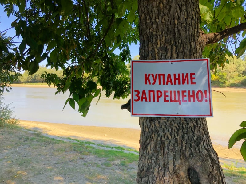 Купание на пляже реки Протока с 14 июля запрещено